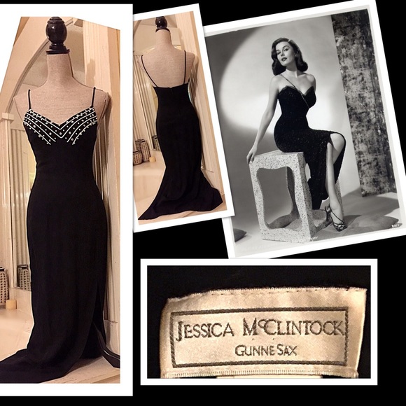 Jessica McClintock Dresses & Skirts - True Vintage Gunne Sax Pearl Pinup Gown M♥️